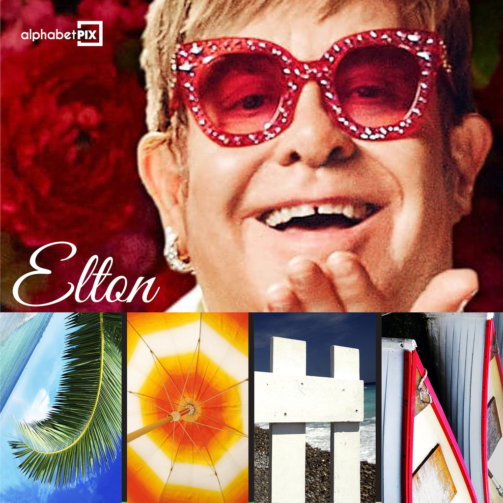 alphabetpix.com - Elton John - personalized name art