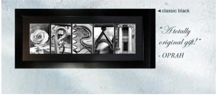 Your Own Original Alphabet Photography Art in Three Fun Steps!